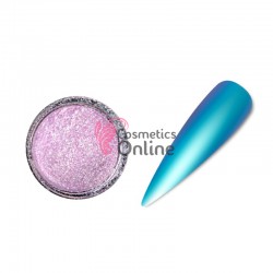 Pigment pentru decor unghii Unicorn Aurora + 1 aplicator NADP011II